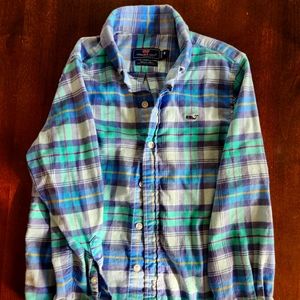 Vineyard Vines Plaid Whale Shirt